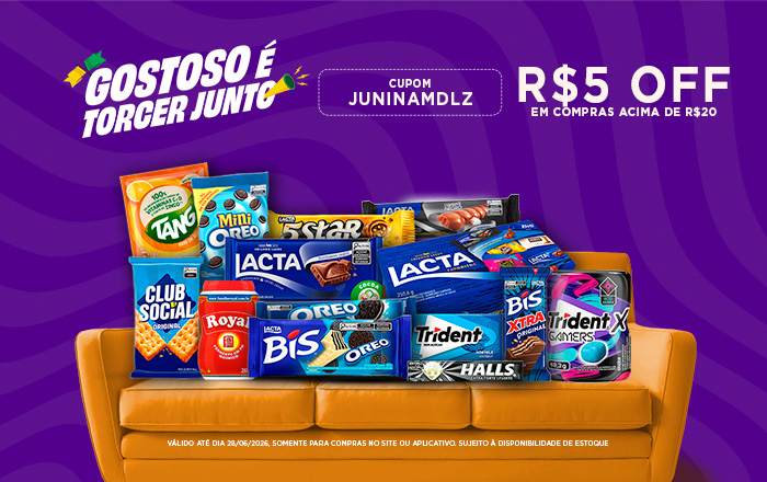 Cupom Mondelez de 22 a 28/06